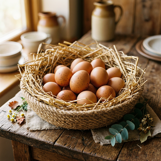 Premium brown eggs from EggLand
